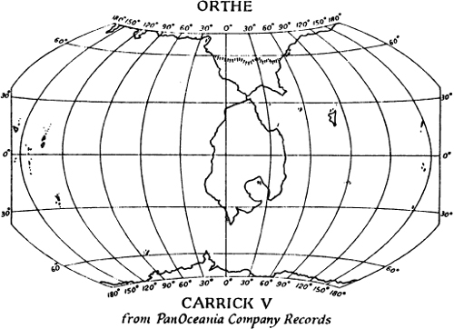 Orthe global map
