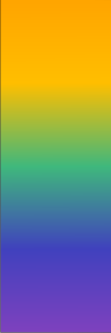 Dawn Hunter eye color spectrum range (orange-green-blue-purple)