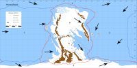 Home World map, tectonics