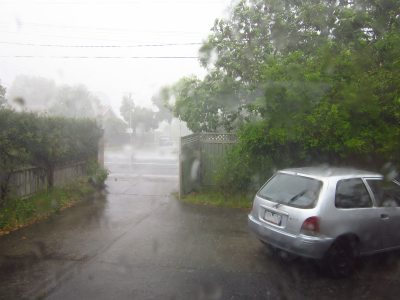 Heavy downpour, 29/12/2016