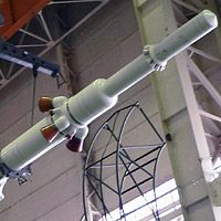 Soyuz escape tower (NASA)