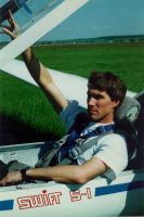 Sergei in a glider