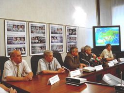 Sergei at TsUP press conference